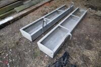 2 1.8M GALVANSIED HOOK ON FEED TROUGHS - 5