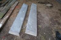 2 1.8M GALVANSIED HOOK ON FEED TROUGHS - 6