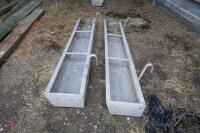 2 1.8M GALVANSIED HOOK ON FEED TROUGHS - 7