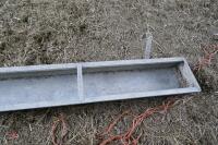 1 2.5M GALVANISED HOOK ON FEED TROUGH - 2