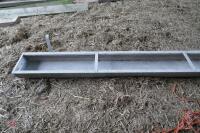 1 2.5M GALVANISED HOOK ON FEED TROUGH - 4