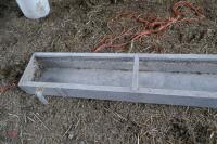 1 2.5M GALVANISED HOOK ON FEED TROUGH - 5