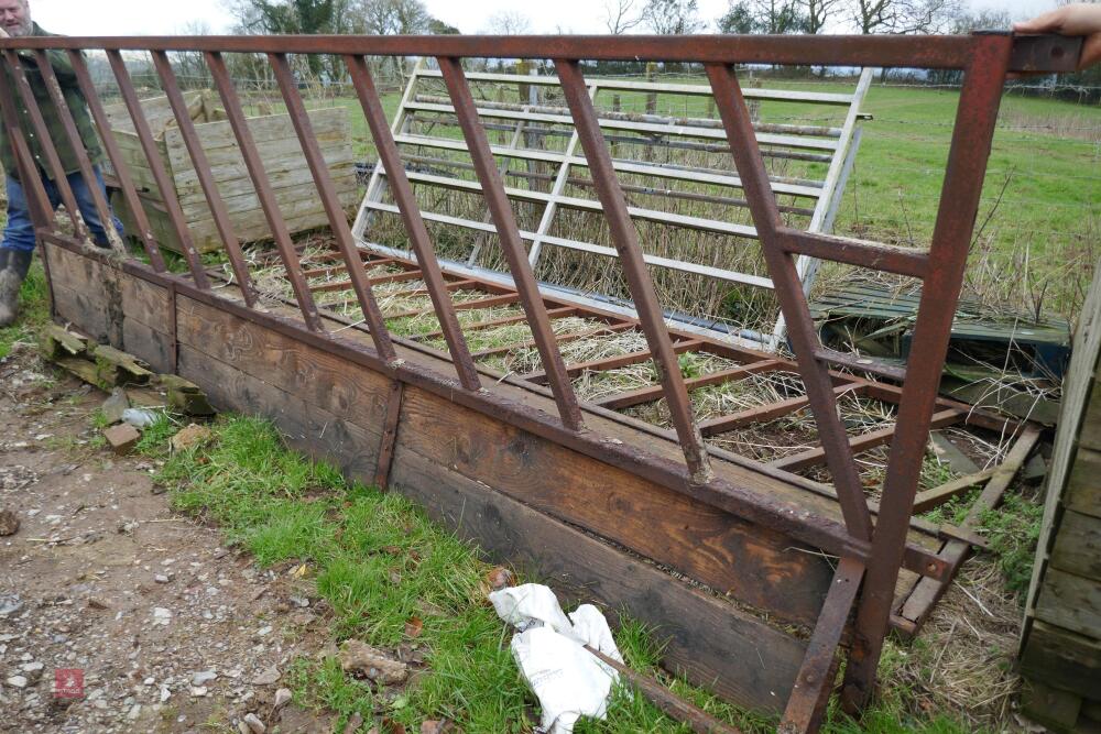 2 14' 6" DIAGONAL CATTLE FEED BARRIERS