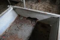 FREESTANDING GALVANISED BEEF TROUGHS - 8