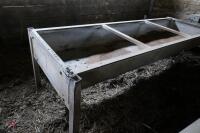 FREESTANDING GALVANISED BEEF TROUGHS - 9