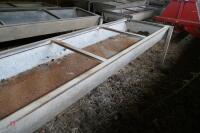 FREESTANDING GALVANISED BEEF TROUGHS - 10