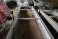 FREESTANDING GALVANISED BEEF TROUGHS - 6