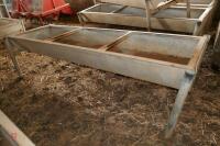 FREESTANDING GALVANISED BEEF TROUGHS - 8