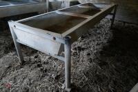 FREESTANDING GALVANISED BEEF TROUGHS - 10