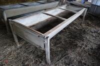 FREESTANDING GALVANISED BEEF TROUGHS