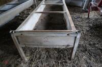 FREESTANDING GALVANISED BEEF TROUGHS - 7