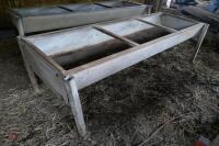 FREESTANDING GALVANISED BEEF TROUGHS - 8