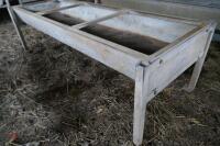 FREESTANDING GALVANISED BEEF TROUGHS - 9