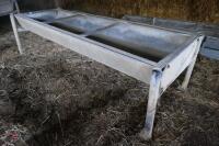 FREESTANDING GALVANISED BEEF TROUGHS