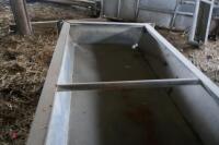 FREESTANDING GALVANISED BEEF TROUGHS - 2