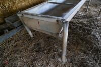 FREESTANDING GALVANISED BEEF TROUGHS - 6