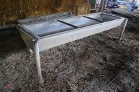 FREESTANDING GALVANISED BEEF TROUGHS - 8