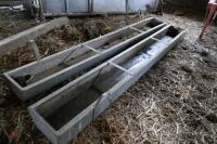 2 2.5M GALVANSIED HOOK ON FEED TROUGHS - 3