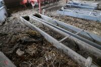 2 2.5M GALVANSIED HOOK ON FEED TROUGHS - 5