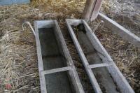 2 2.5M GALVANSIED HOOK ON FEED TROUGHS - 8