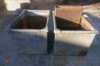 2 2FT WATER TROUGHS - 4