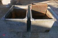 2 2FT WATER TROUGHS - 8