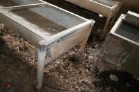 FREESTANDING GALVANISED BEEF TROUGHS - 5