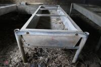 FREESTANDING GALVANISED BEEF TROUGHS - 7