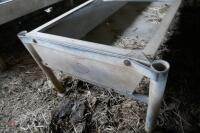 FREESTANDING GALVANISED BEEF TROUGHS - 8