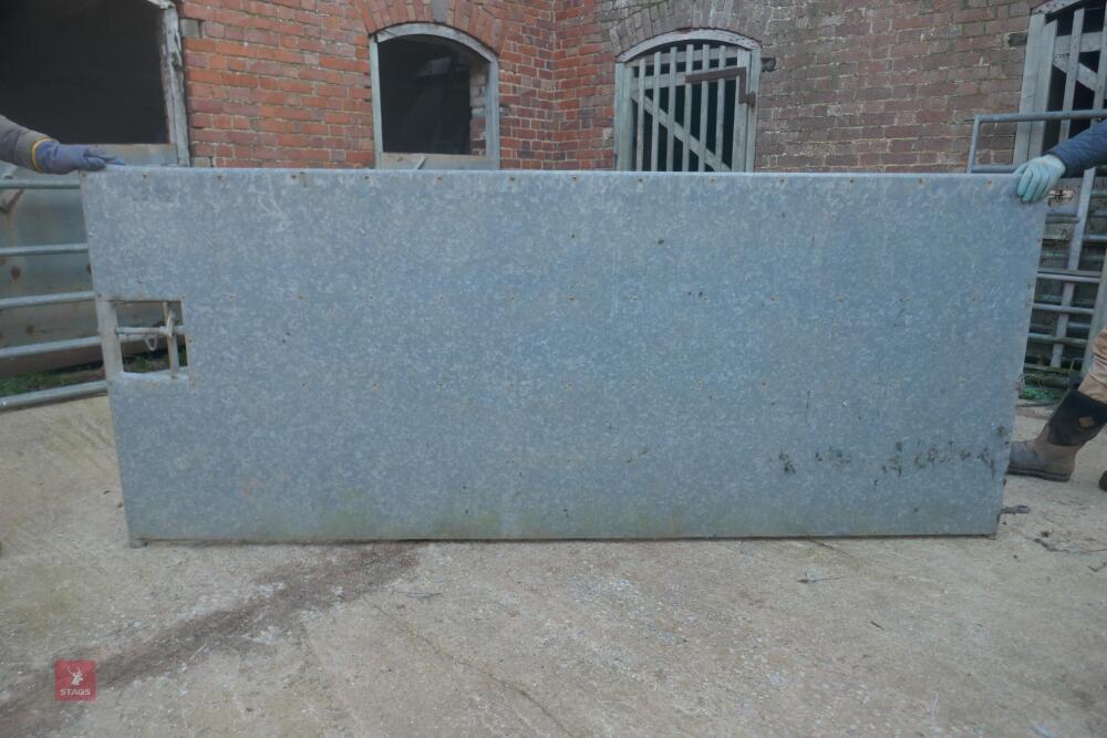 9FT GALVANISED SHEETED GATE (63)