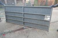 9FT GALVANISED SHEETED GATE (63) - 3