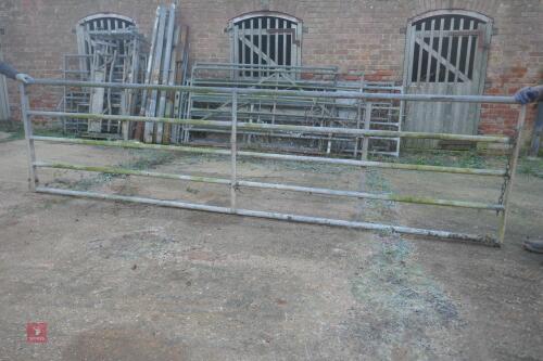 14FT 6" GALVANISED YARD GATE (56)