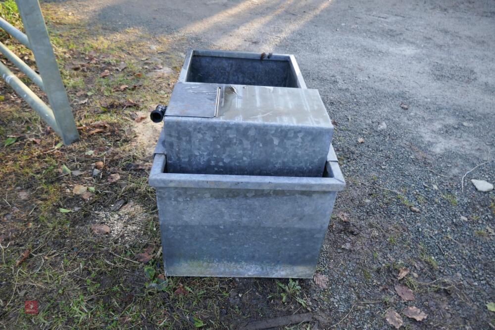 3' GALVANISED WATER TROUGH