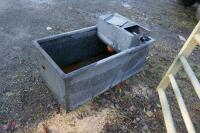 3' GALVANISED WATER TROUGH - 2