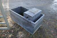 3' GALVANISED WATER TROUGH - 3