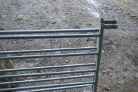 2 6' GALVANISED SHEEP HURDLES - 4