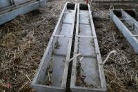 2 2.5M GALVANSIED HOOK ON FEED TROUGHS