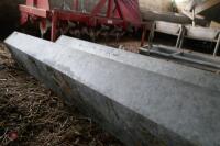 2 2.5M GALVANSIED HOOK ON FEED TROUGHS - 2