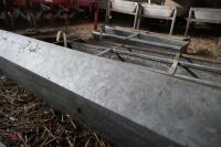 2 2.5M GALVANSIED HOOK ON FEED TROUGHS - 3