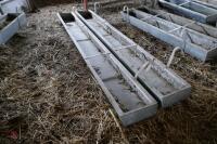 2 2.5M GALVANSIED HOOK ON FEED TROUGHS - 5