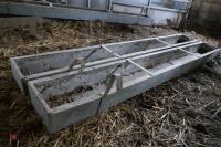 2 2.5M GALVANSIED HOOK ON FEED TROUGHS - 6