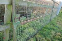 2 METAL MESH SECURITY GATES - 10