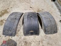 3 X FRONT MUDGUARDS FOR 4WD TRACTOR