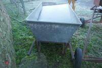 LARGE GALV WHEEL BARROW - 2