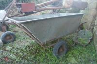 LARGE GALV WHEEL BARROW - 3