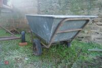 LARGE GALV WHEEL BARROW - 6