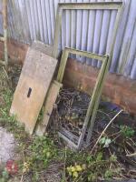 4 CONCRETE MAN HOLE COVERS + FRAMES - 3