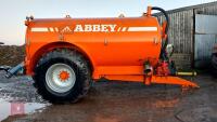 2016 ABBEY 2500 SLURRY TANKER