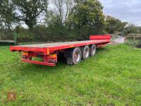 JAMES BARRACLOUGH TRI-AXLE BALE TRAILER - 7