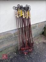 26 METAL ELECTRIC FENCE STAKES - 2